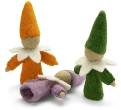 Puppen & Puppenhäuser * Én Gry & Sif Fingerpuppen Zwerge Filz