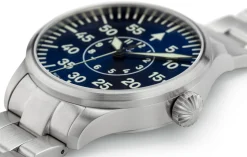 Armbanduhren * Laco Uhrenmanufaktur Fliegeruhr Basis Aachen Blaue Stunde Ø 42 mm Automatik
