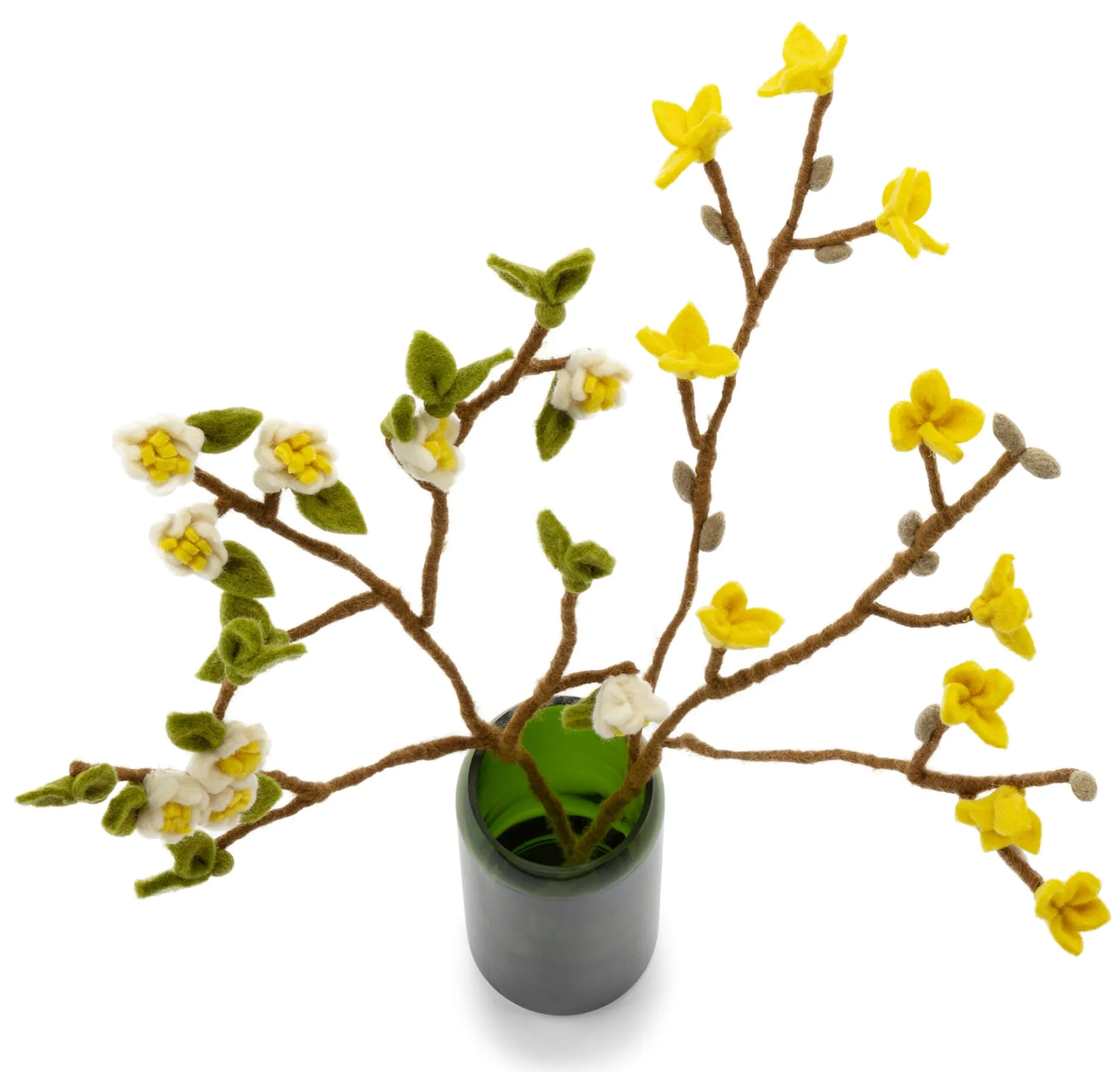 Osterdekoration * Én Gry & Sif Forsythienzweig Filz