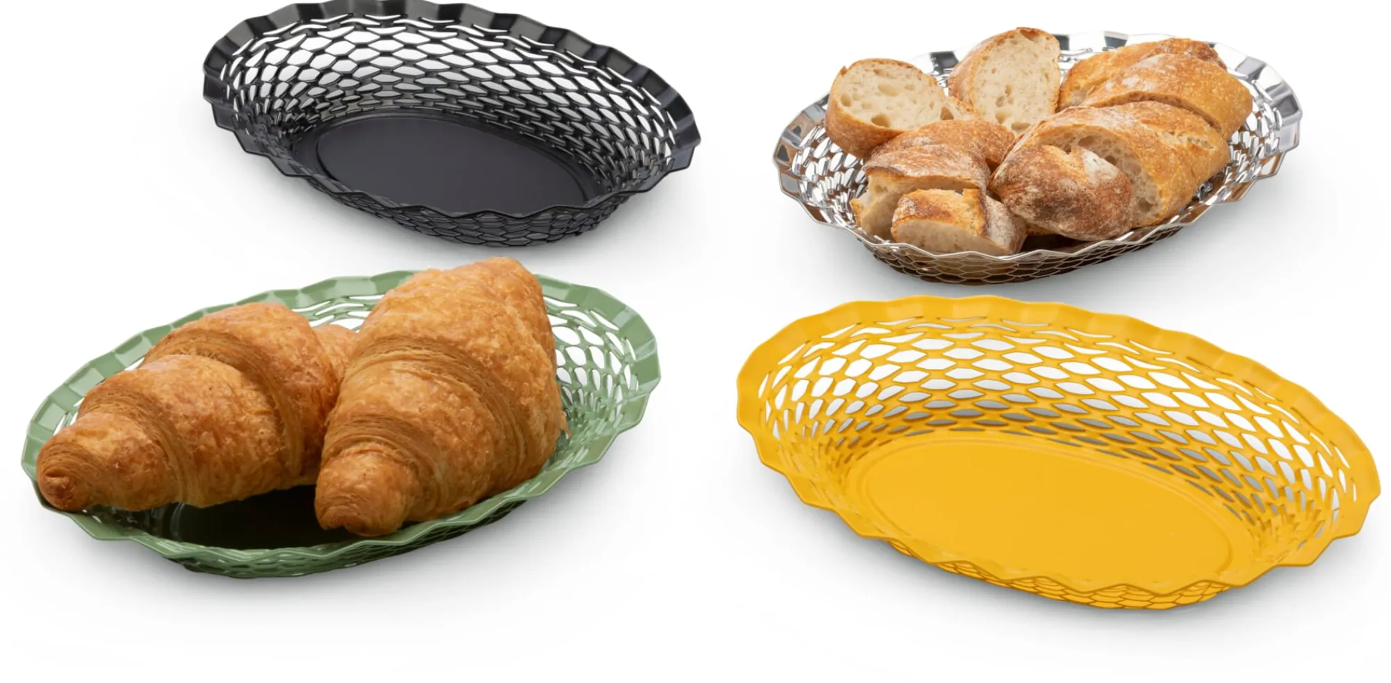 Brotkästen & -Beutel * Roger Orfevre Französischer Brotkorb oval klein
