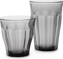 Gläser * Duralex Französisches Bistroglas Grau