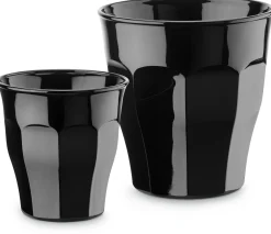 Tassen * Duralex Französisches Kaffeeglas schwarz