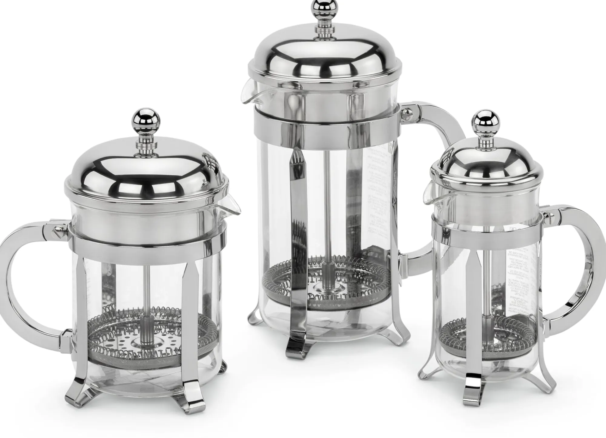 Pressstempelkannen|Kaffeebereiter * BODUM® French Press Chambord Metallgriff