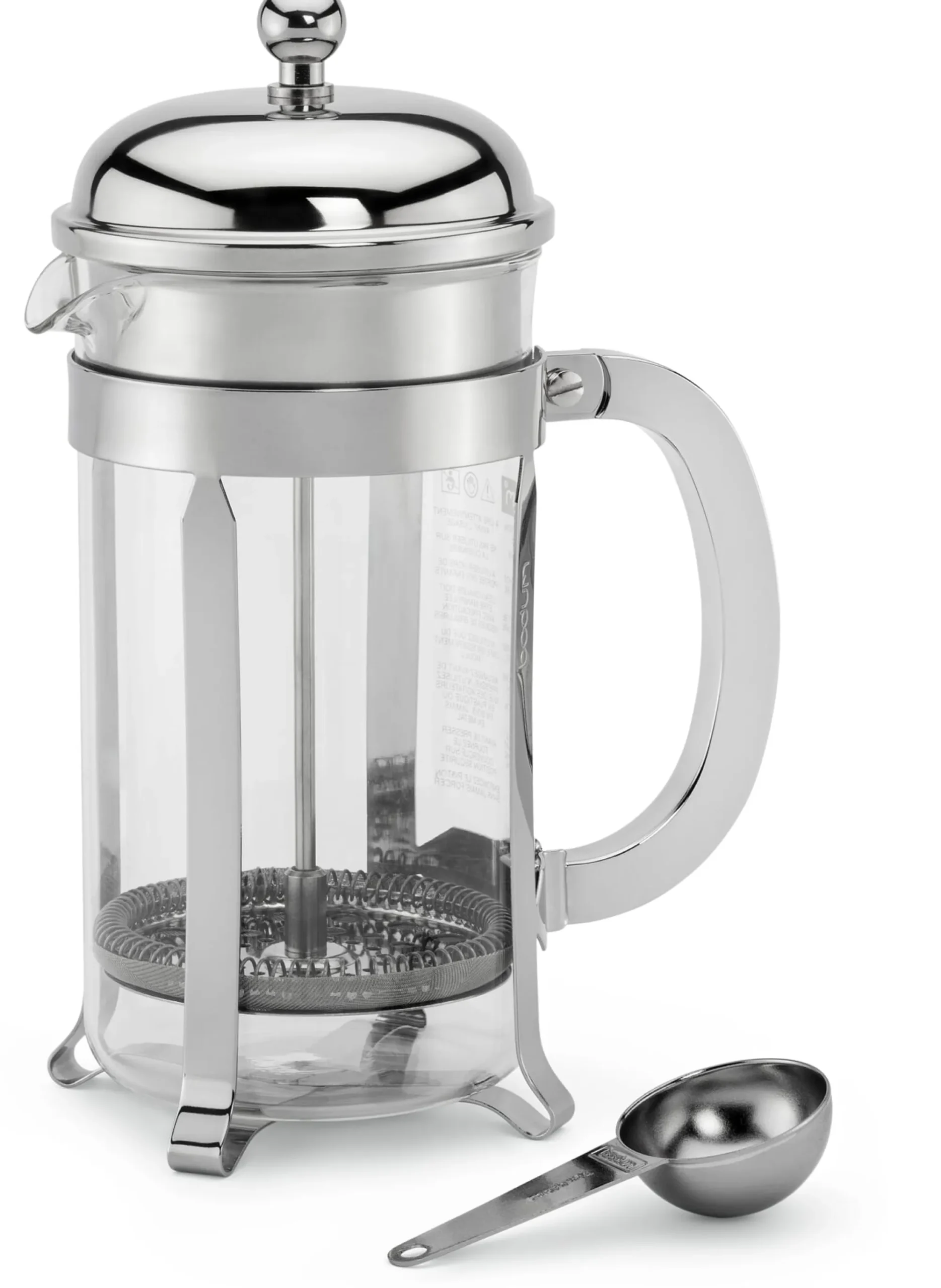 Pressstempelkannen|Kaffeebereiter * BODUM® French Press Chambord Metallgriff
