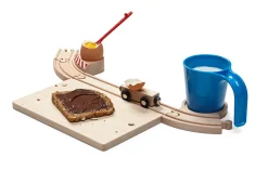 Tassen|Schneidbretter * Frühstücksset Eisenbahn