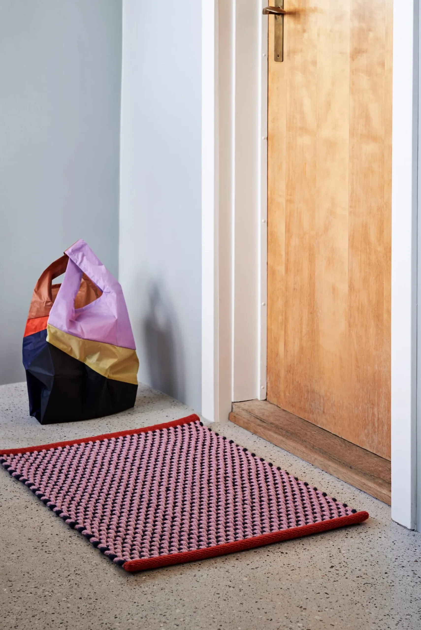 Rund Um Die Haustür * HAY Fußmatte Doormat Pink