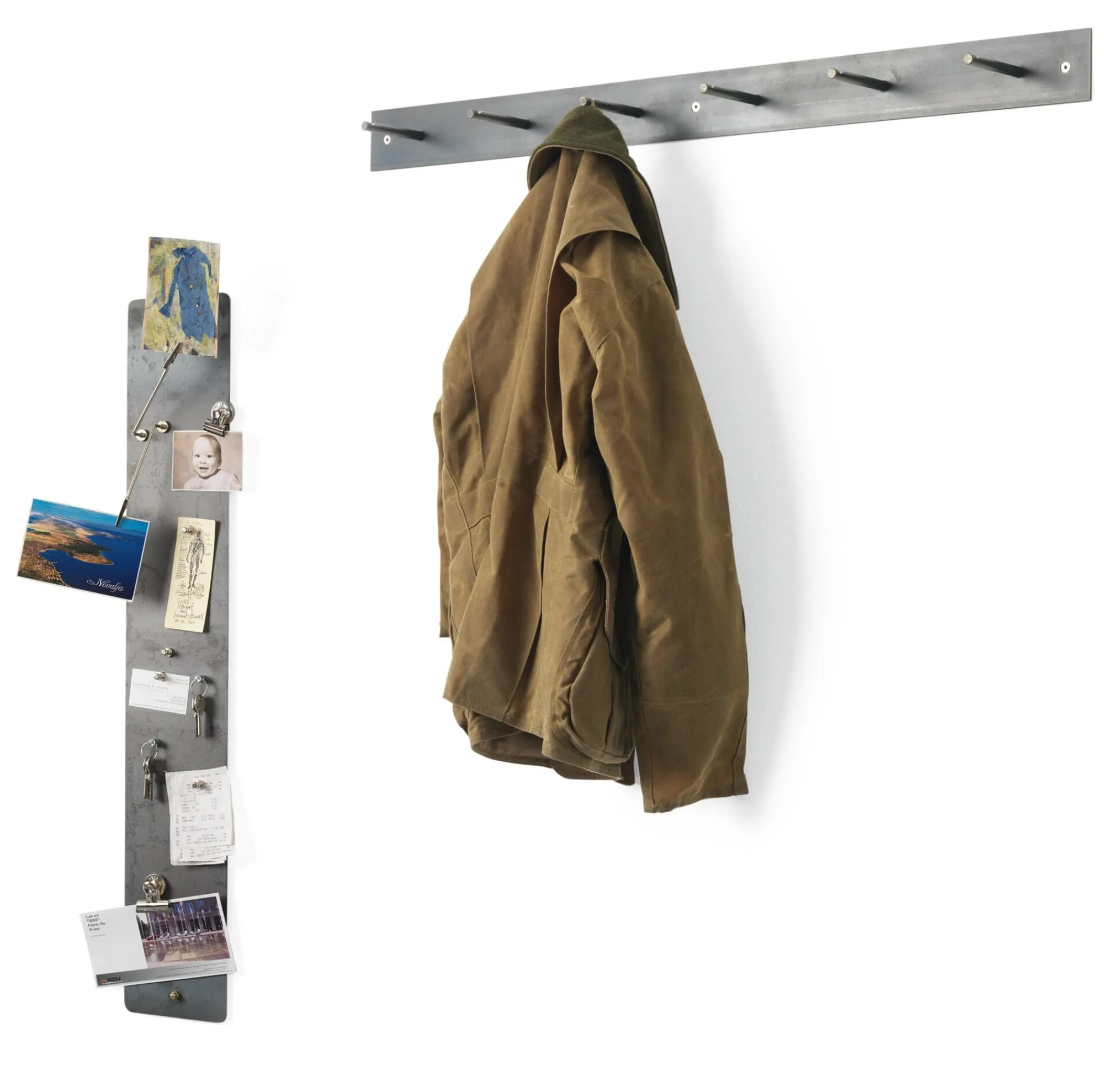 Garderobe & Diele * Atelier Haußmann Garderobe Rohstahl