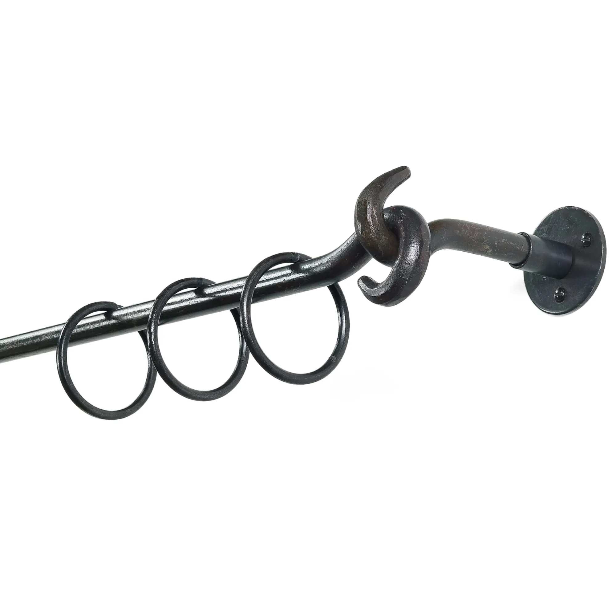 Vorhänge & Gardinen * Manufactum Gardinenringe Stahl geschmiedet