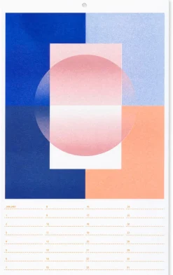 Wandkalender|Zeitplaner & Kalender * Herr & Frau Rio Geburtstagskalender Riso