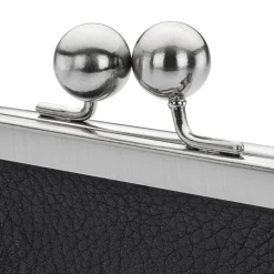Geldbörsen|Geldbörsen * Volker Lang Accessoires Geldbörse Hirschleder groß Schwarz