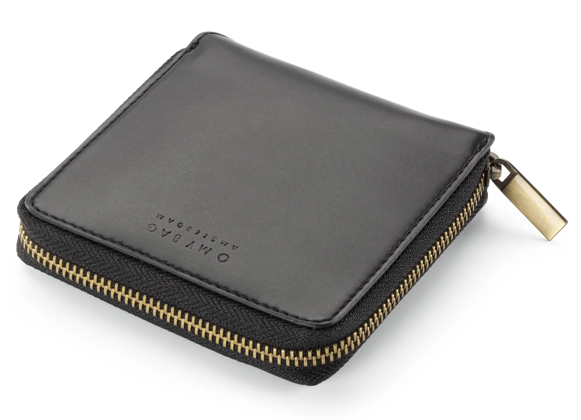 Geldbörsen * O My Bag Geldbörse quadratisch Schwarz