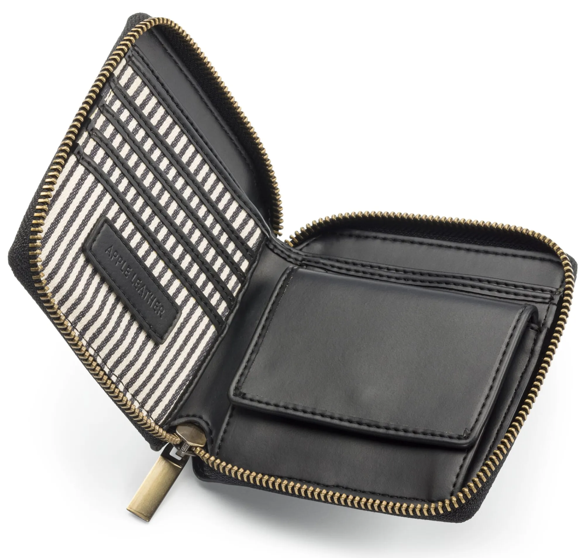 Geldbörsen * O My Bag Geldbörse quadratisch Schwarz
