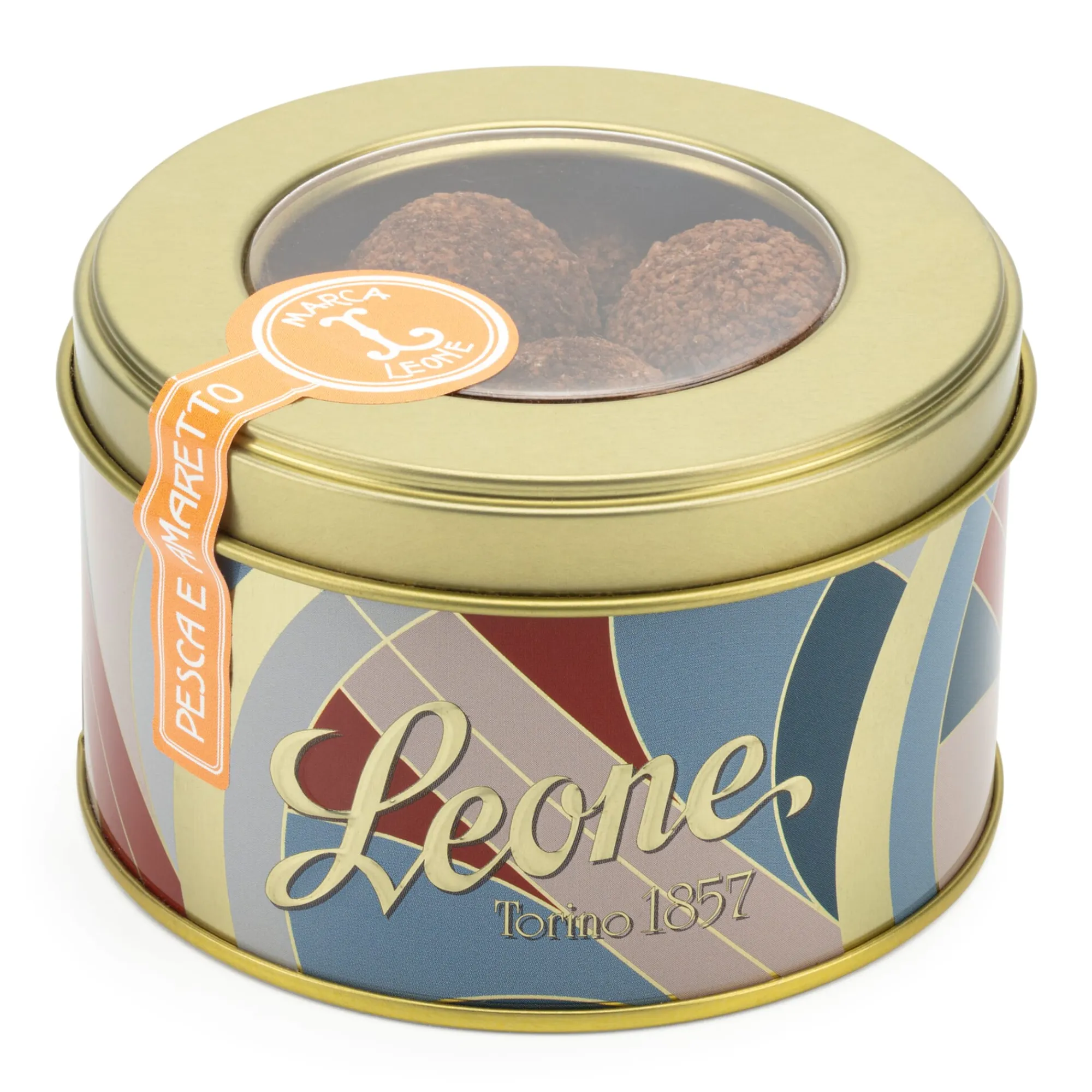 Fruchtgummi|Pralinen * Pastiglie Leone Gelee-Pfirsiche mit Amaretto-Geschmack