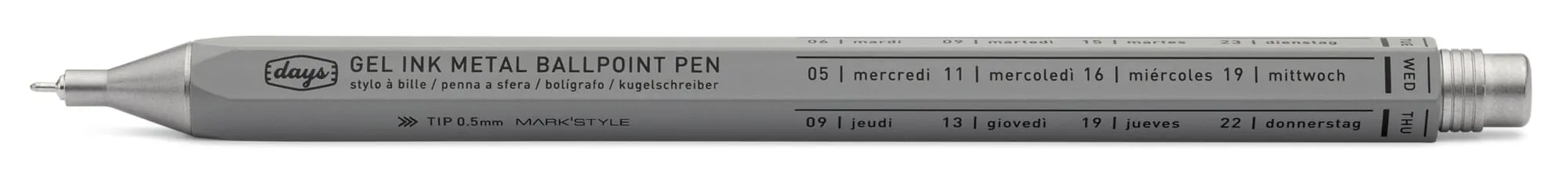 Tintenroller|Kugelschreiber * Ohto Gelroller Aluminium