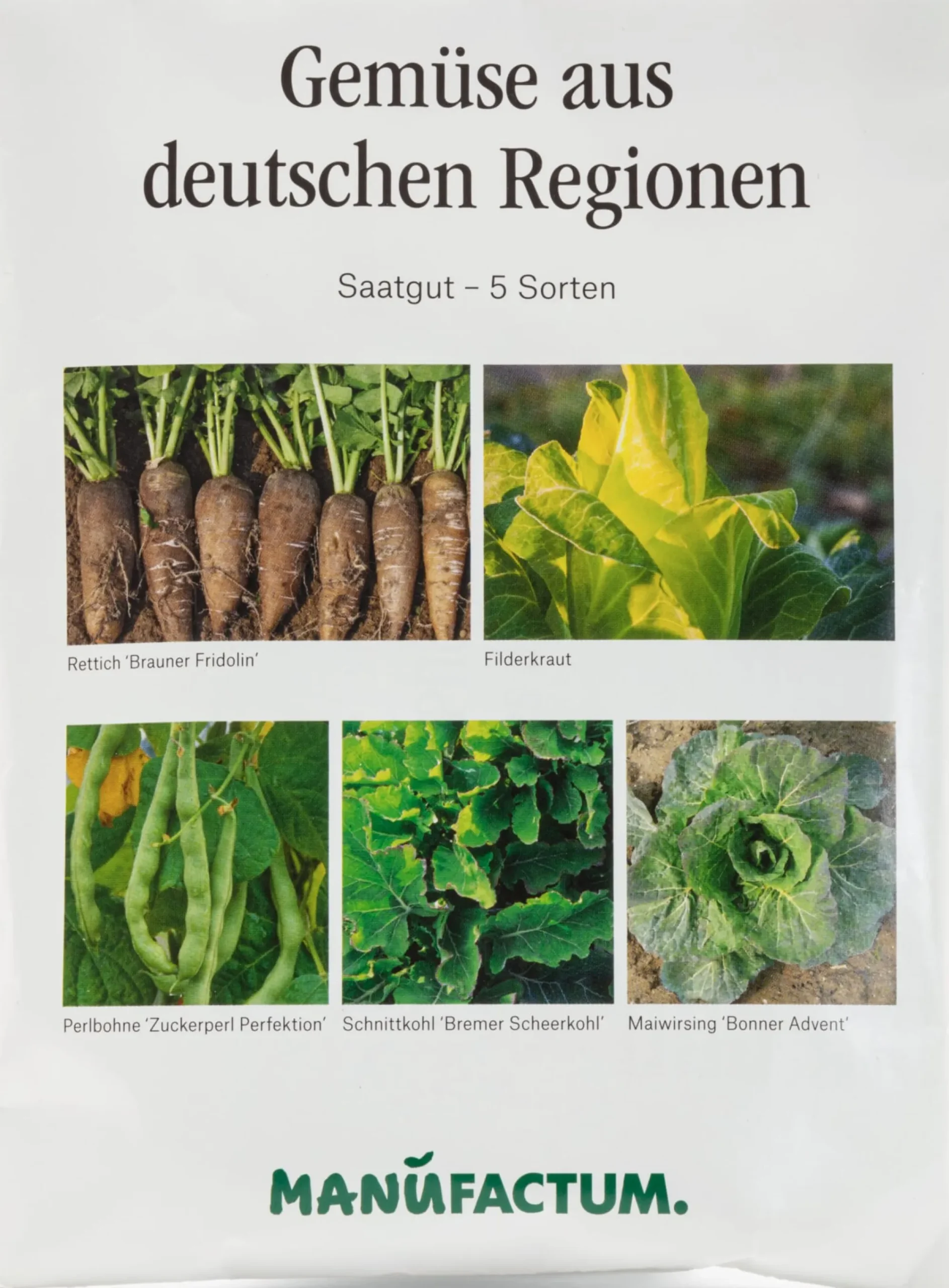 Hülsenfrüchte|Gemüsesamen * Manufactum Gemüsesamen Gemüse aus deutschen Regionen