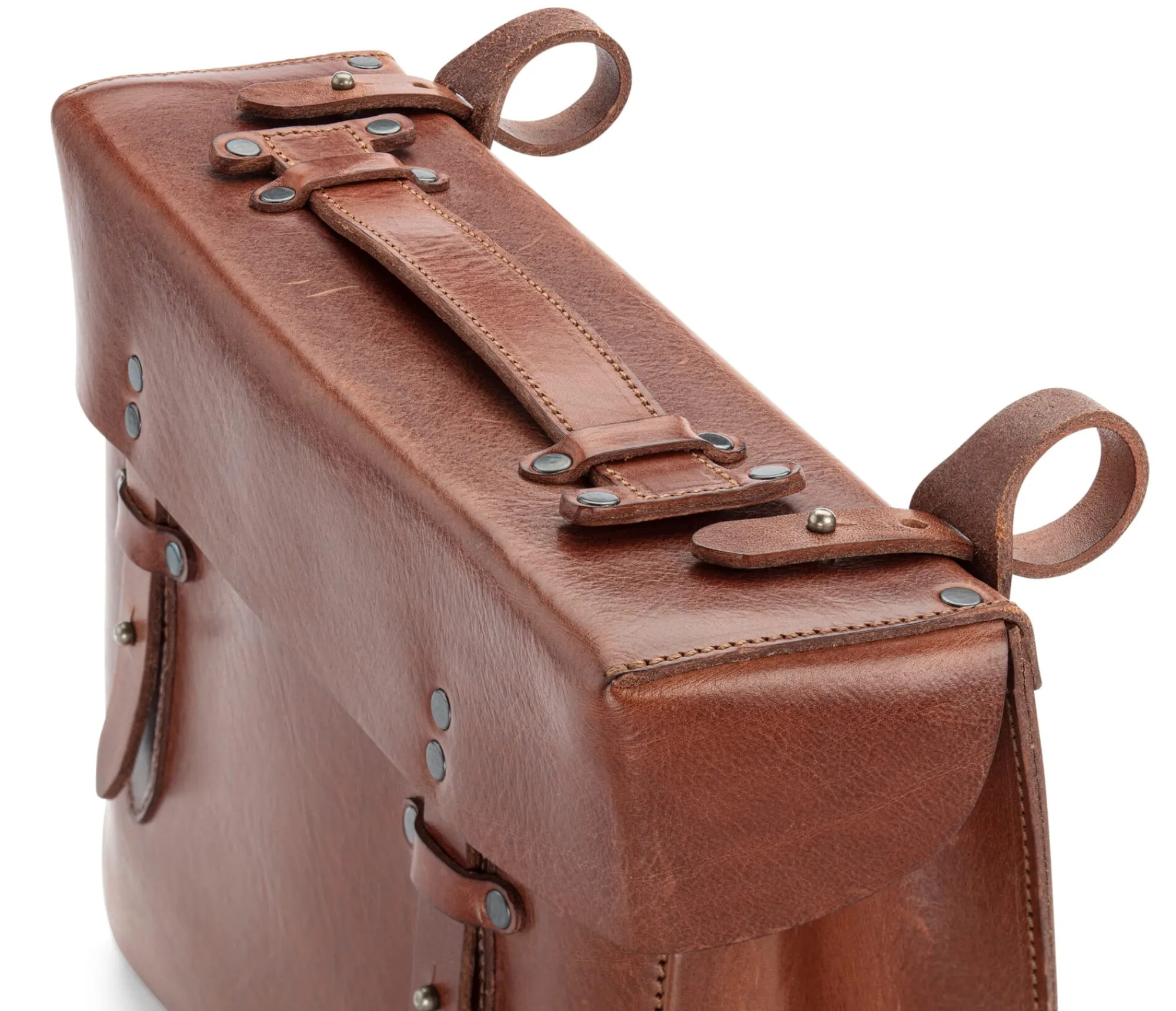 Fahrradzubehör * Greenbelts® Gepäckträgertasche Rindleder