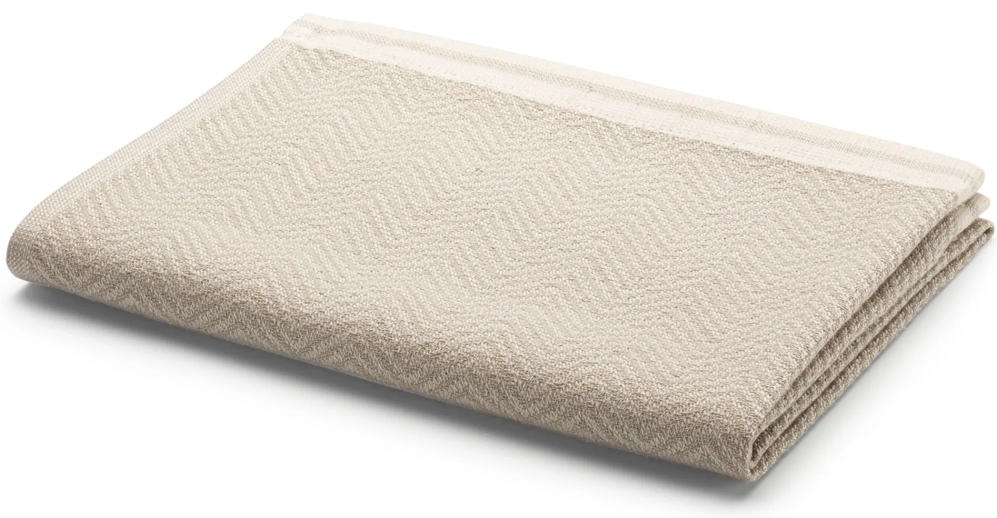 Geschirrtücher * Framsohn Geschirrtuch Fischgrat Beige