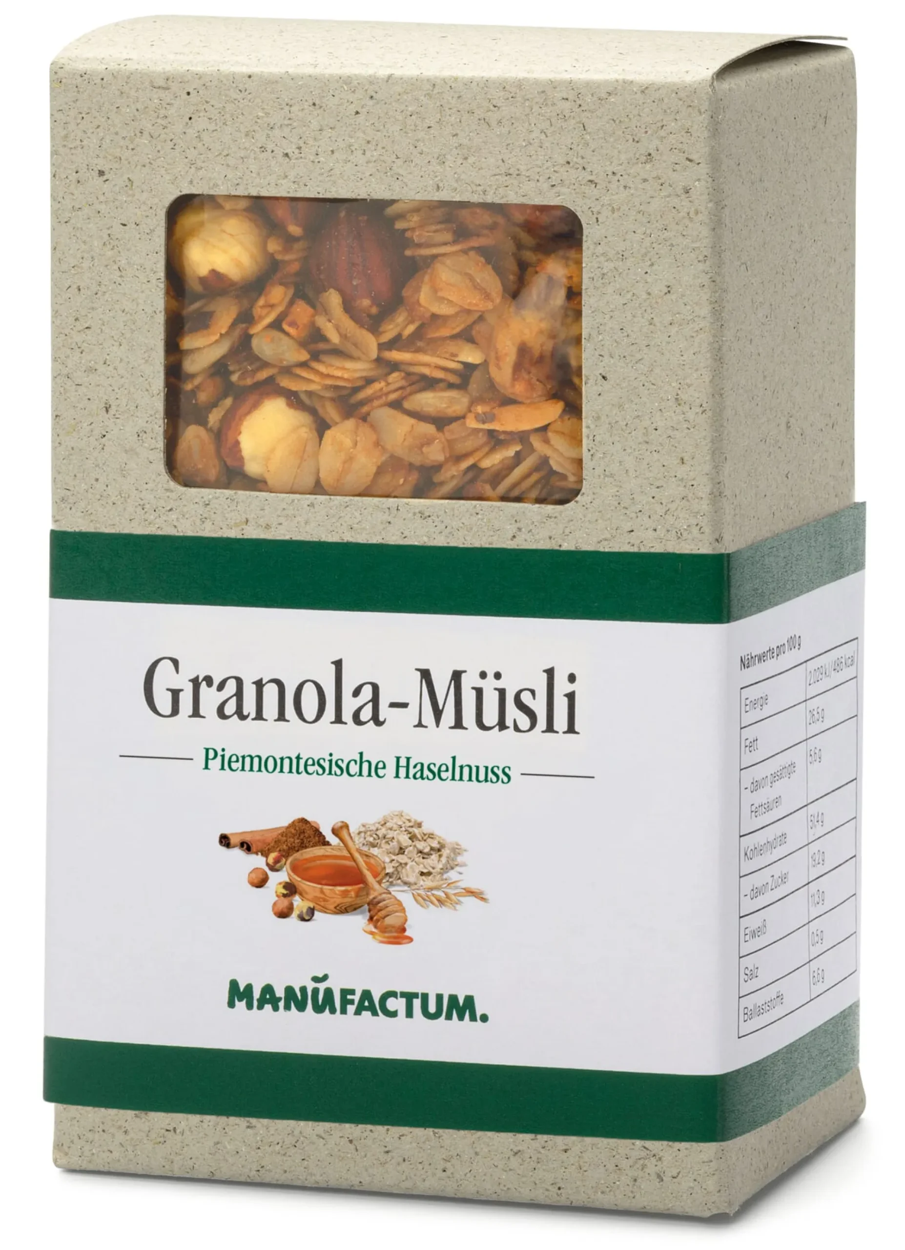 Mehl & Getreideprodukte * Manufactum Granola-Müsli Piemontesische Haselnuss
