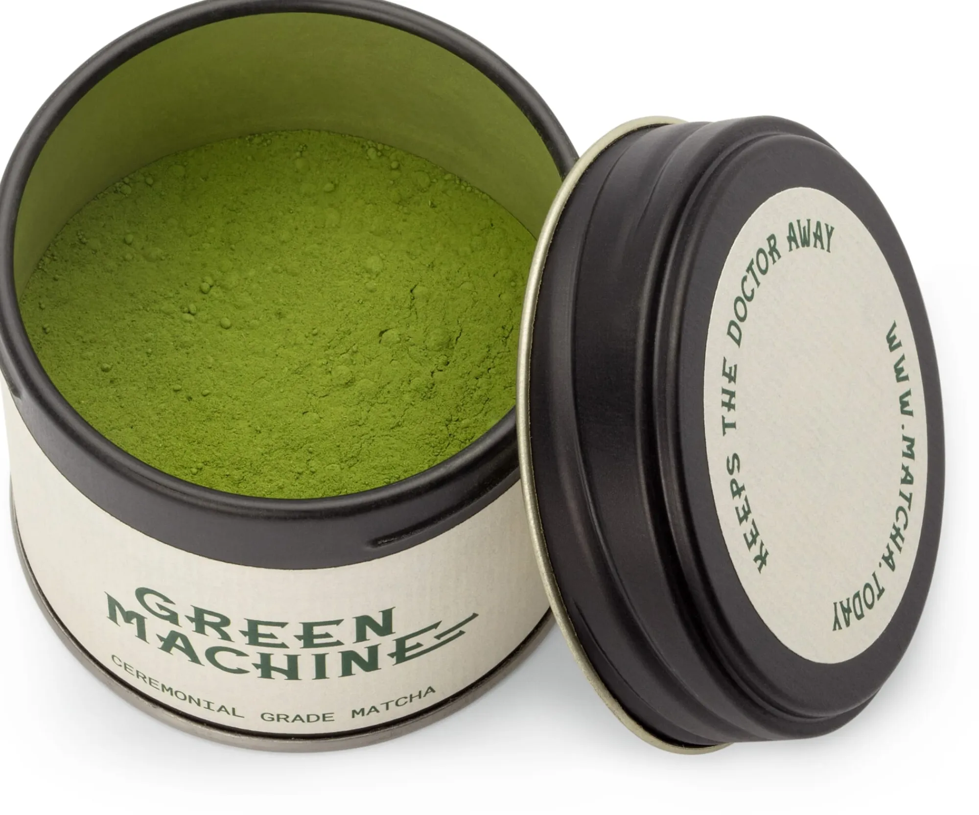 Tee * MvsM Green Machine, Matcha-Pulver