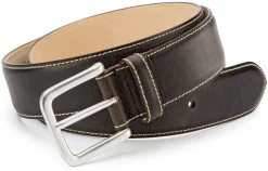 Gürtel * Kreis Ledermanufaktur Gürtel Bisonleder Dunkelbraun