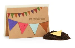 Blumensamen * Die Stadtgärtner Grußkarten mit Wildblumensamen