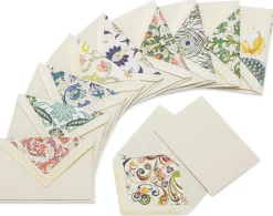Papeterie * Rossi 1931 Grußkärtchen Florentiner Papier