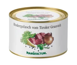 Fertiggerichte|Fleischkonserven * Manufactum Gulasch vom Grauvieh