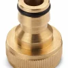 Bewässerung * bevo Hahnanschlussstecker Messing