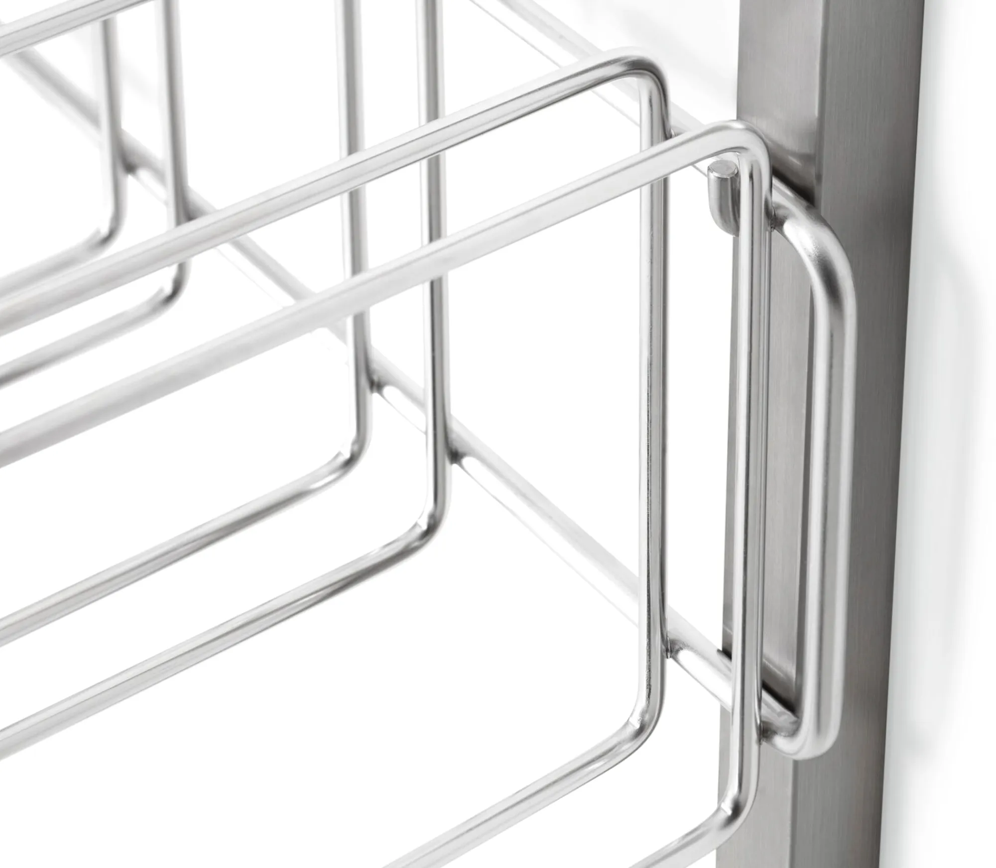 Badaccessoires|Küchenmöbel * Hupfer Hakenleiste zu Regalsystem Inox