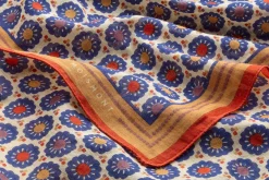Schals & Tücher|Schals & Tücher * Moismont Halstuch N° 715 Floral, Braun-Blau-Rot