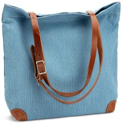 Einkaufstaschen & -Körbe|Umhänge- & Handtaschen * Hack Lederware Handtasche Segeltuch