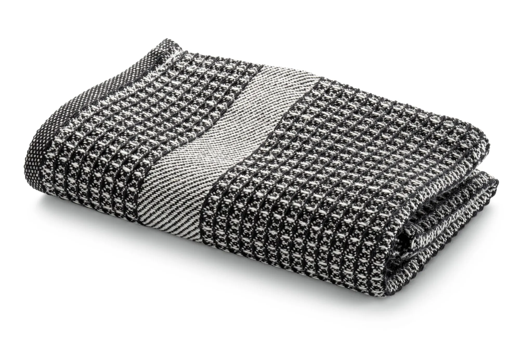 Handtücher * Manufactum Handtuch Waffelpiqué Halbleinen Schwarz