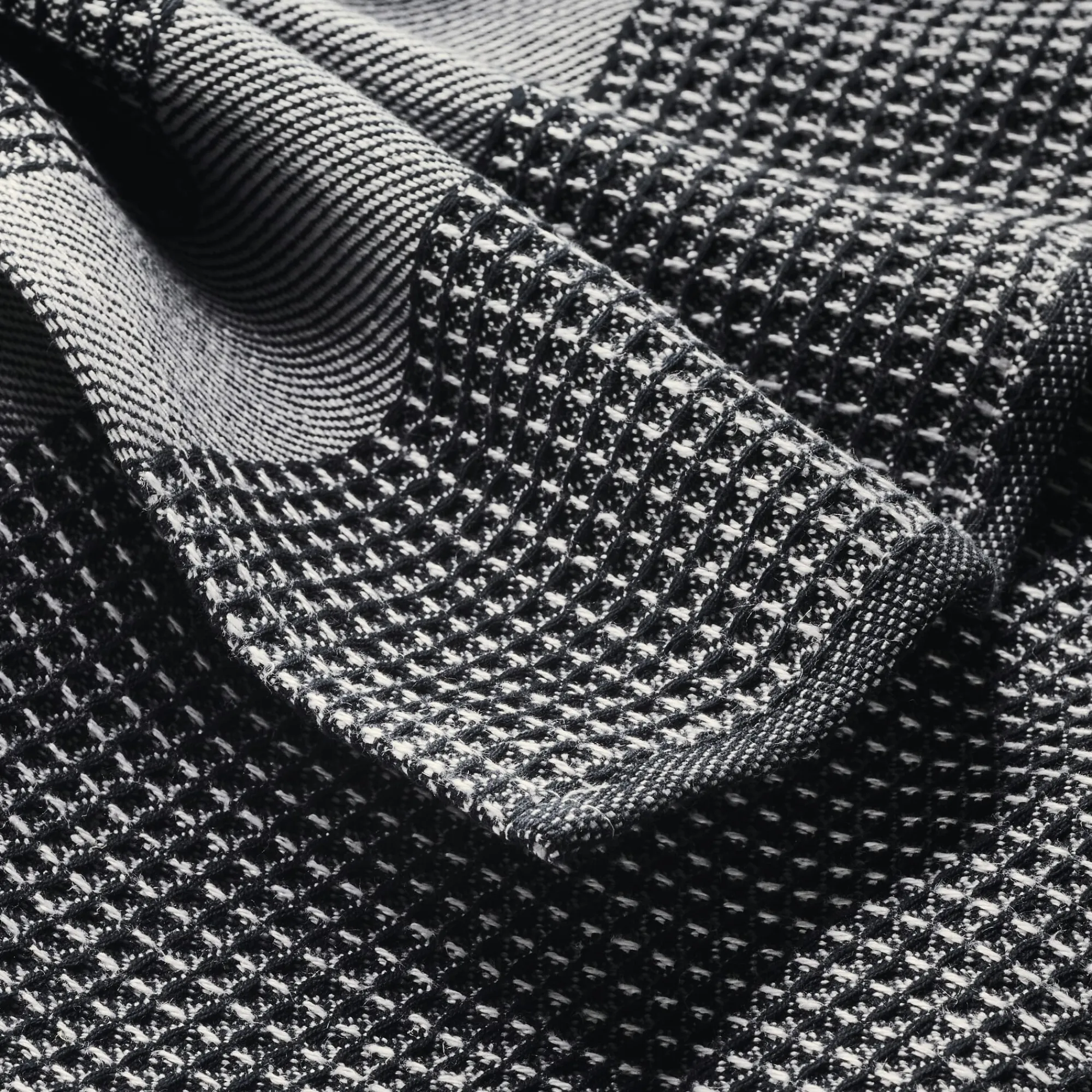 Handtücher * Manufactum Handtuch Waffelpiqué Halbleinen Schwarz