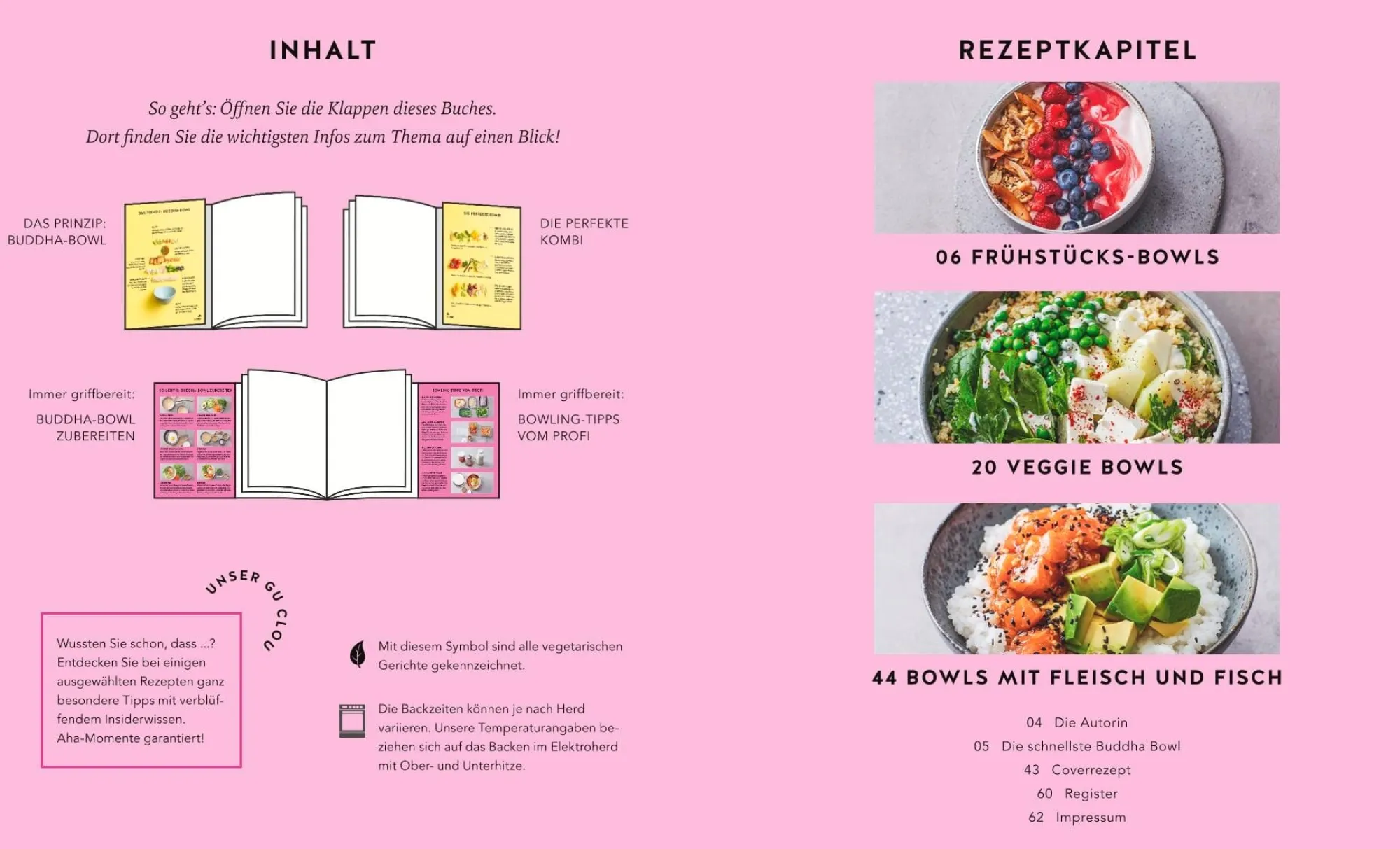 Kochen & Backen|Ratgeber * Gräfe und Unzer Verlag Happy Buddha Bowls - Glück aus der Schüssel