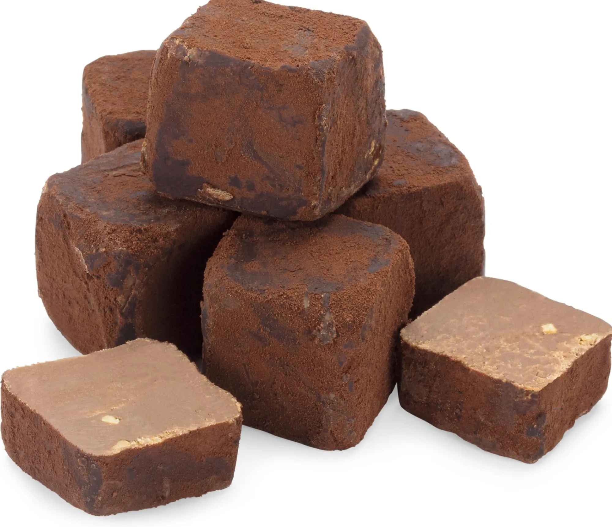 Pralinen * Goldhelm Schokoladen Manufaktur Haselnusstrüffel „Eichhörnchen“ 9er-Rolle