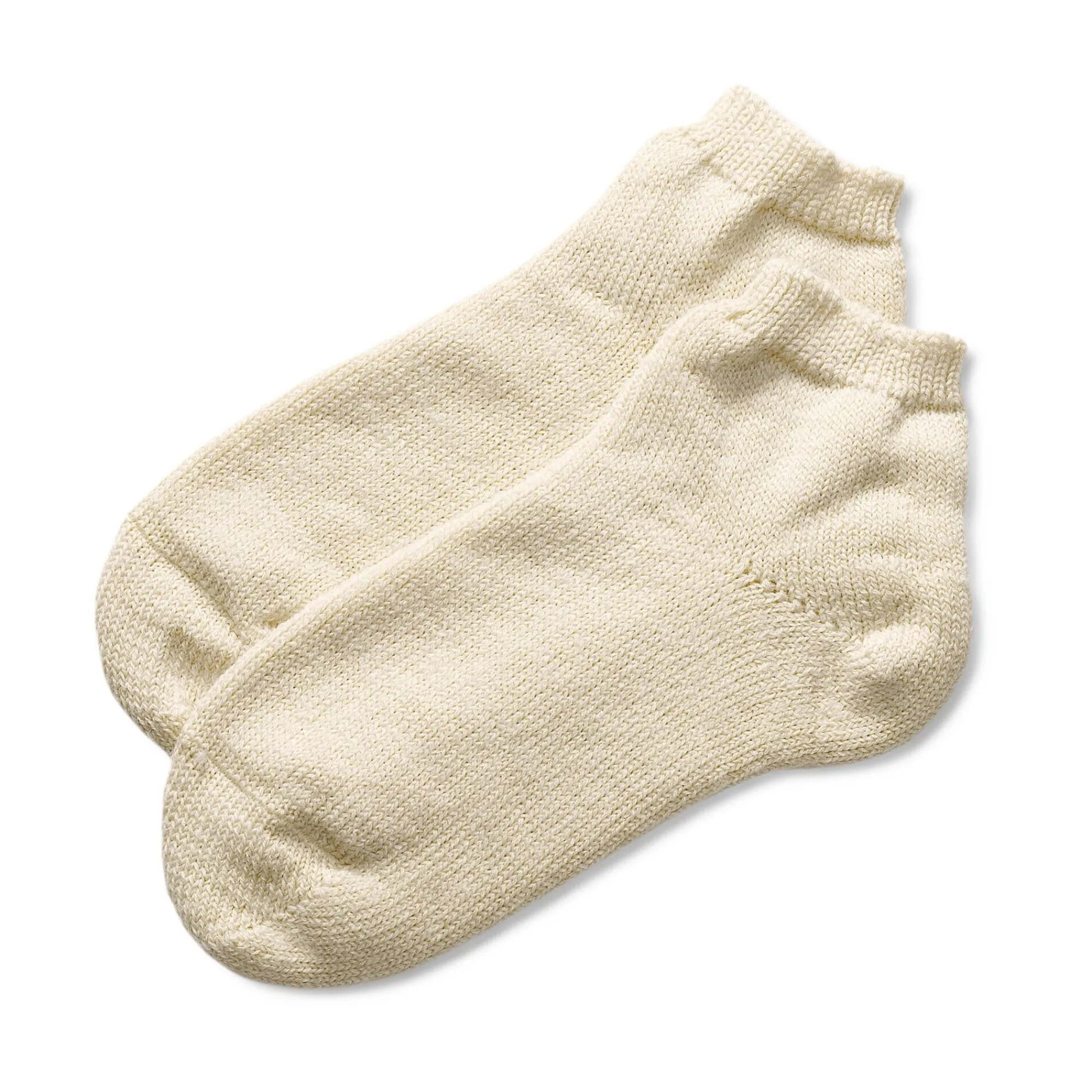Strümpfe & Socken * Hirsch Natur Haussocke Wolle und Seide Natur
