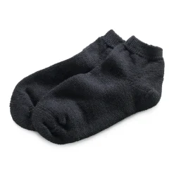 Strümpfe & Socken * Hirsch Natur Haussocke Wolle und Seide Schwarz
