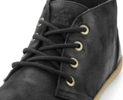 Stiefel * Grand Step Shoes Herren-Barfußschuh Leder Schwarz