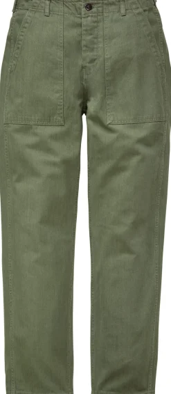 Hosen * Pike Brothers Herren-Baumwollhose 1962 Oliv