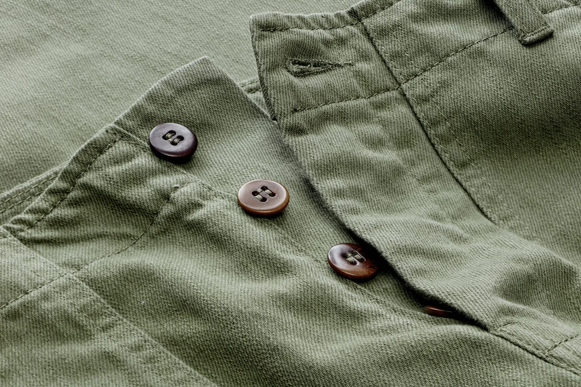 Hosen * Pike Brothers Herren-Baumwollhose 1962 Oliv