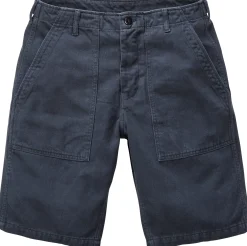Hosen * Pike Brothers Herren-Baumwollshorts 1962 Navy