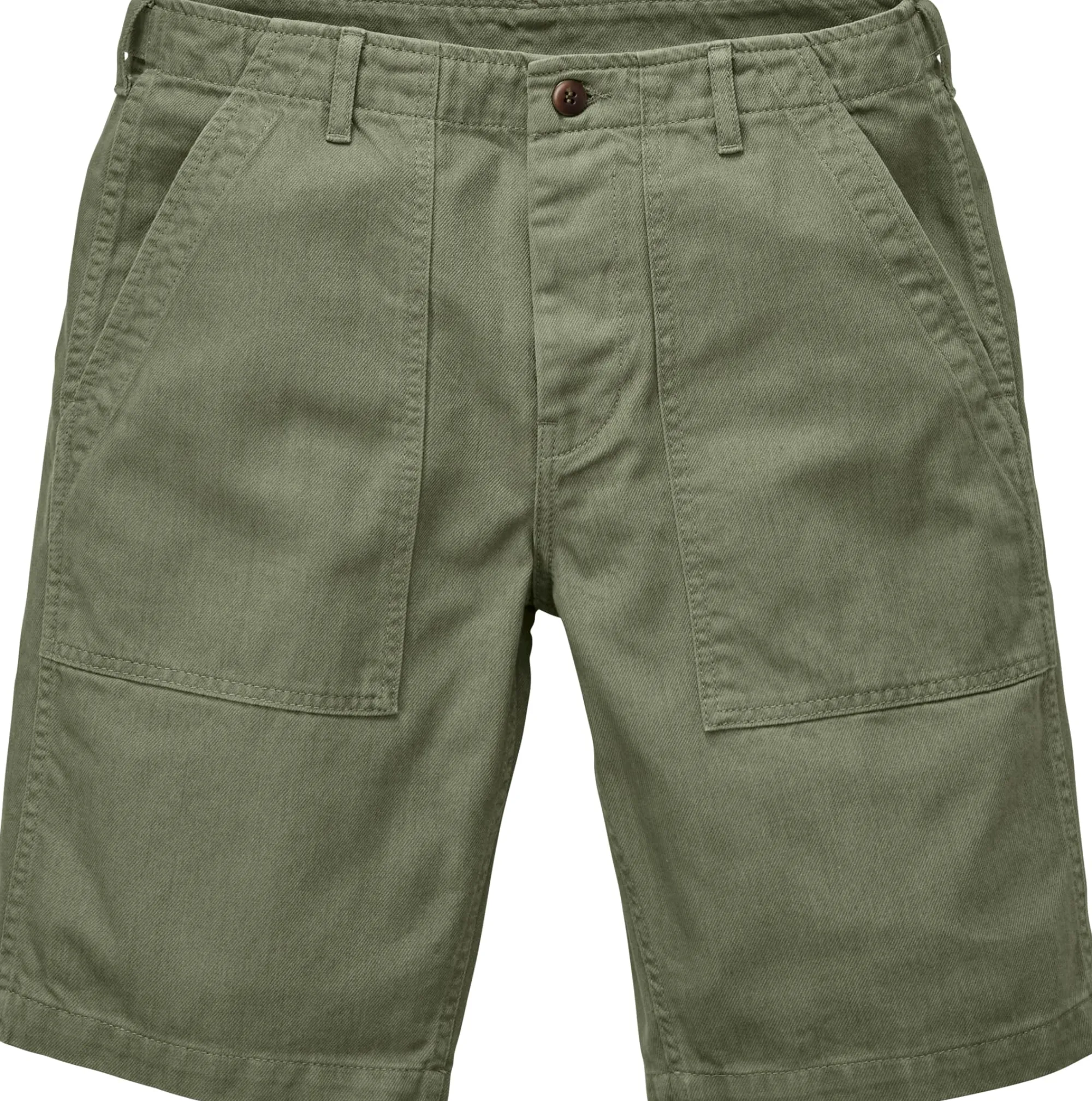 Hosen * Pike Brothers Herren-Baumwollshorts 1962 Oliv