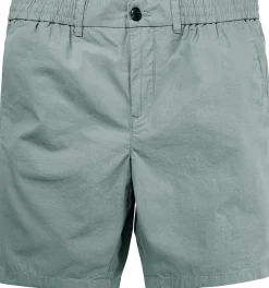 Hosen * Knowledge Cotton Apparel Herren-Baumwollshorts Hellgrün