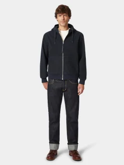 Jacken * LangerChen Herren-Bouonjacke it Kapuze Navy