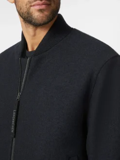 Jacken * LangerChen Herrenblouson Wolle Schwarz