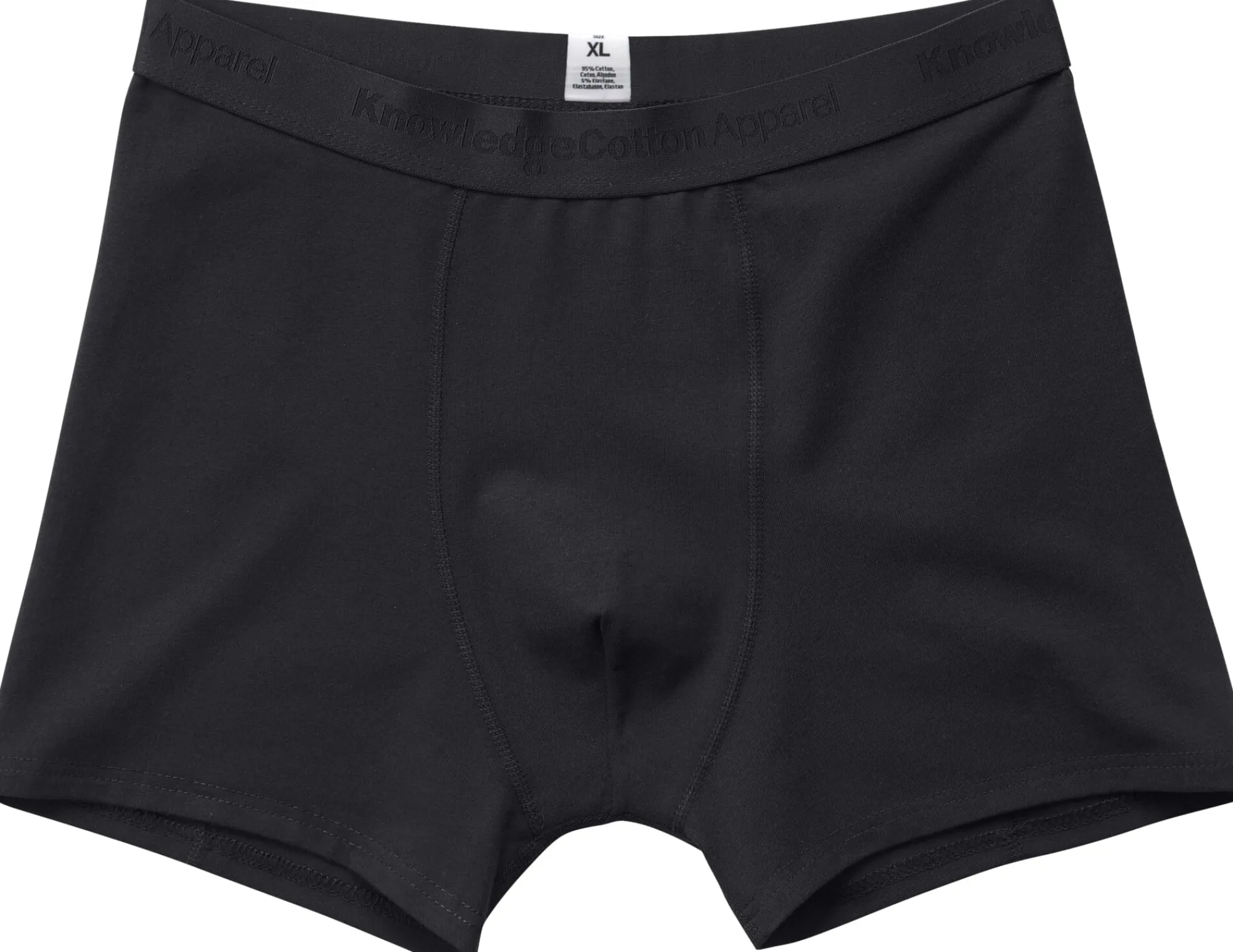 Wäsche * Knowledge Cotton Apparel Herren-Boxerhort Schwarz
