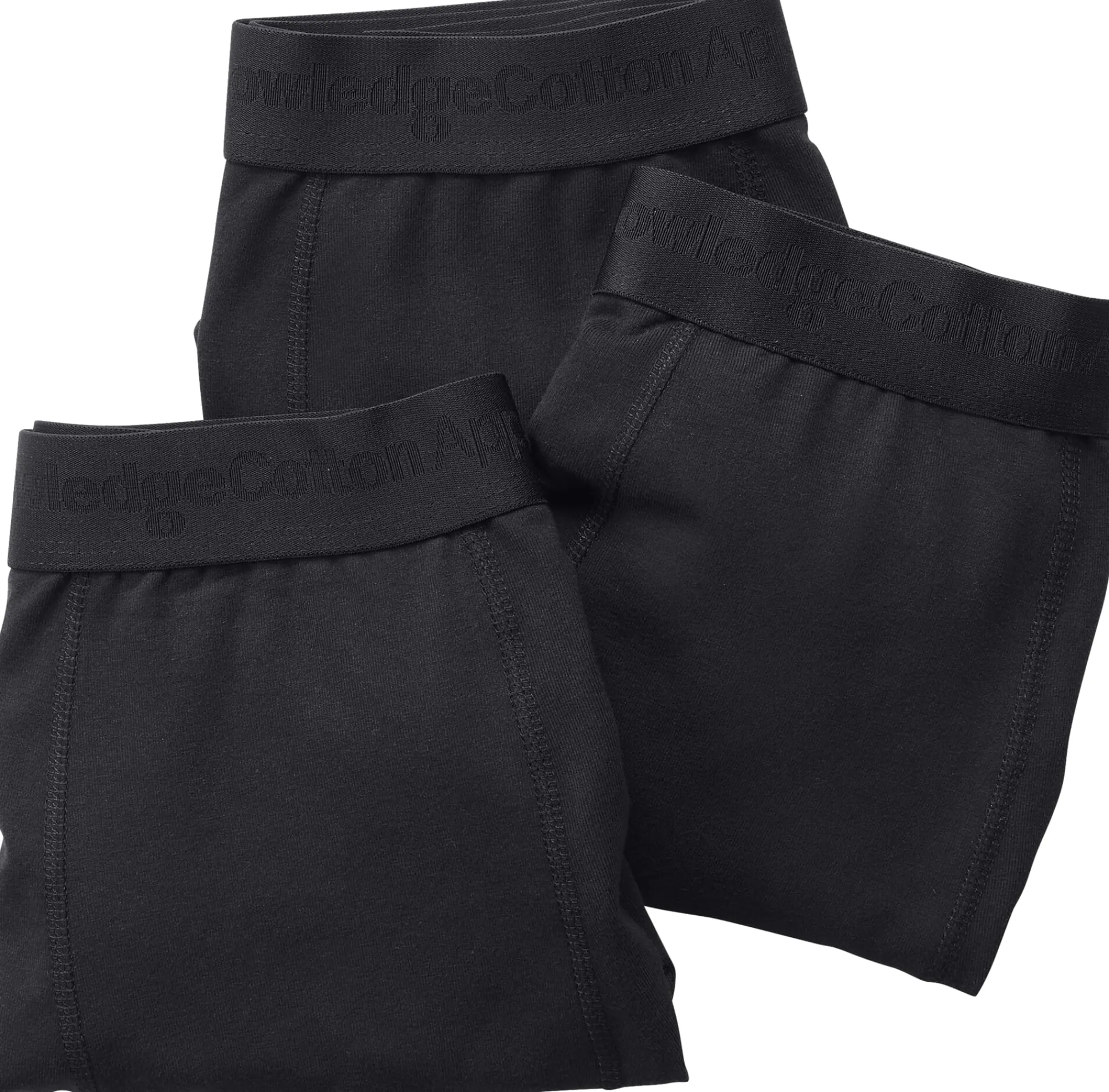 Wäsche * Knowledge Cotton Apparel Herren-Boxerhort Schwarz