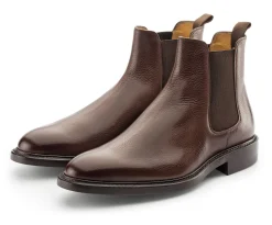 Stiefel * Carlos Santos Herren-Chelsea-Boot Braun