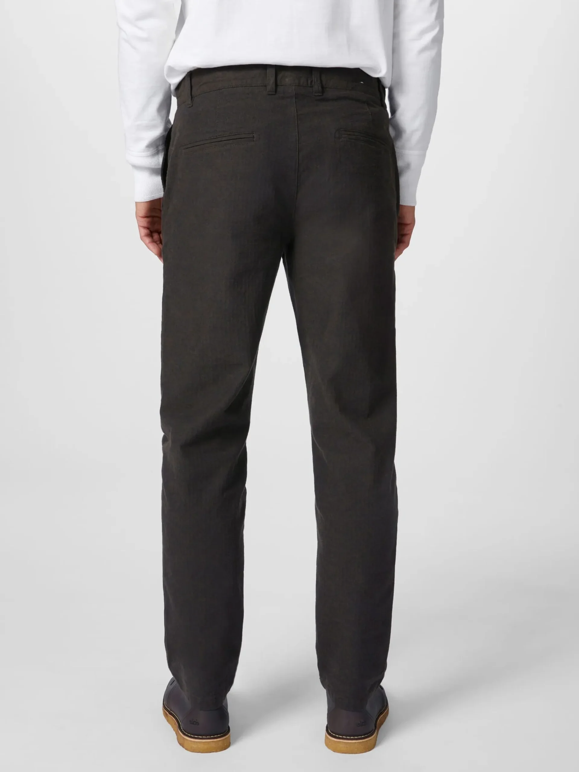 Hosen * Knowledge Cotton Apparel Herrenchino Fischgrat Braun