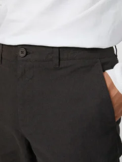 Hosen * Knowledge Cotton Apparel Herrenchino Fischgrat Braun